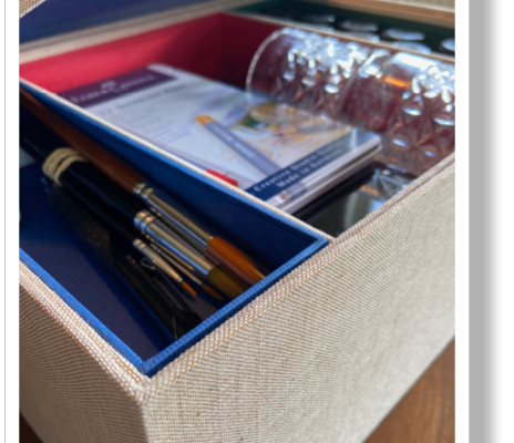 Æske til akvarel-grej